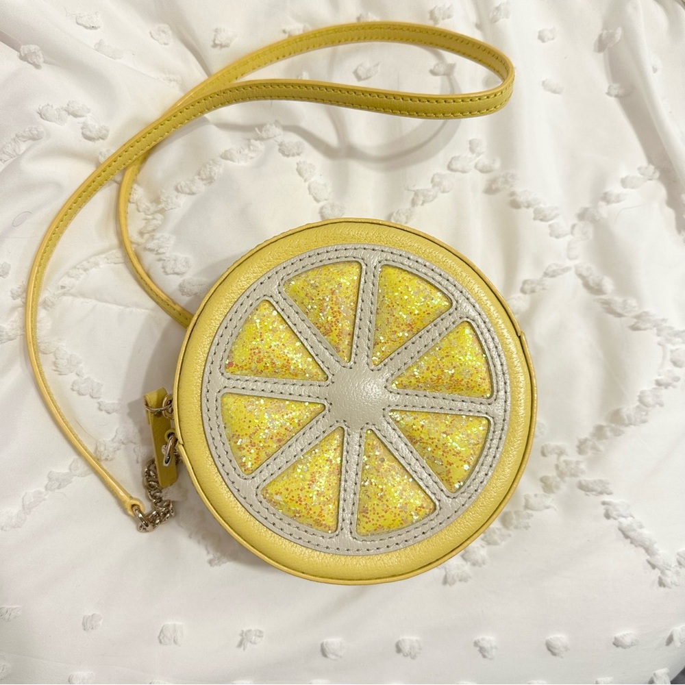 kate spade Yellow Citrus Round Crossbody Bag